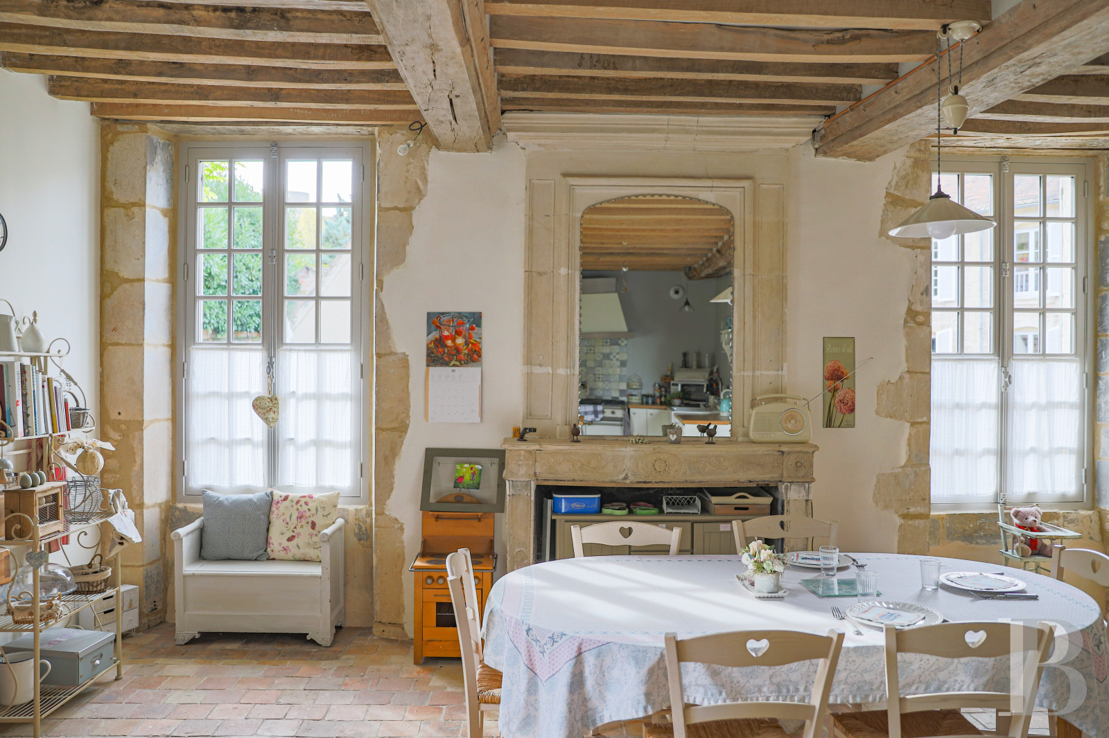 En Normandie, à Falaise, une maison des 17e et 18e siècles au cœur d’un quartier historique - photo  n°12